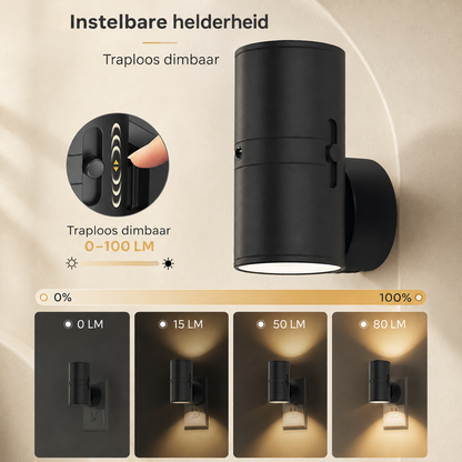 Novren SensorGlow™ Plug-In Wandlamp