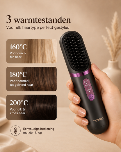 Novren AirBrush™ Pro | Draadloze Stijlborstel