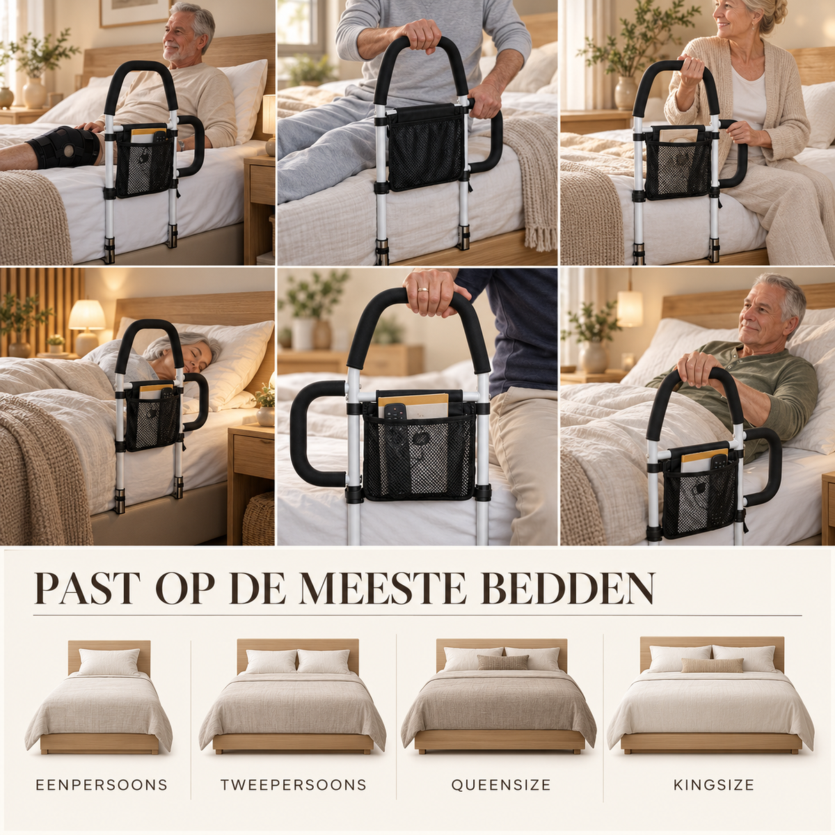 Novren EasyUp™ 3-in-1 BedSupport