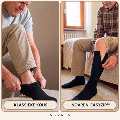Novren EasyZip™ Compressiekousen.