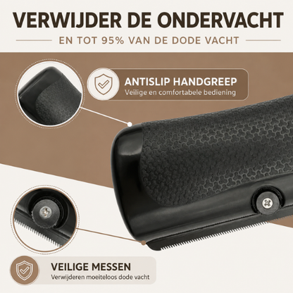 FurGlide - Professionele Vachtverzorgingsborstel
