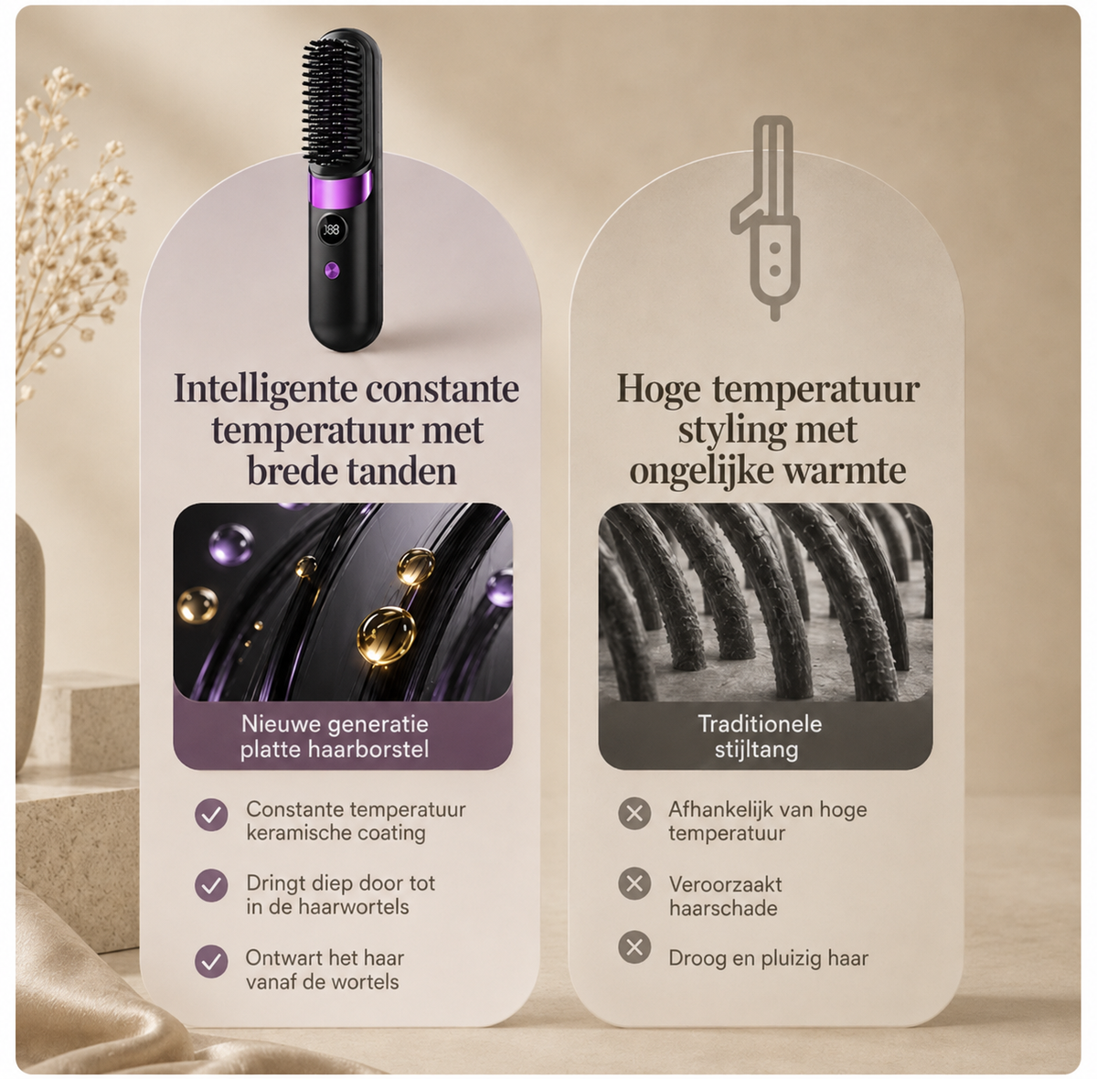 Novren AirBrush™ Pro | Draadloze Stijlborstel